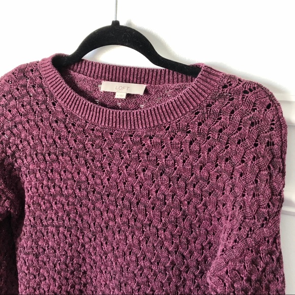 Pretty Plum Sweater - Picture 3 of 5